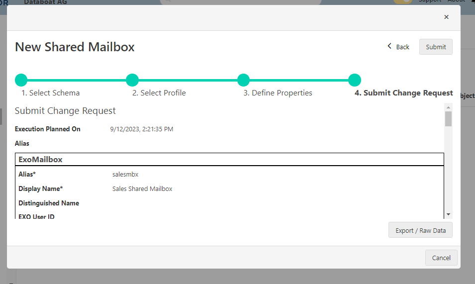 Change Request wizard4
